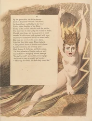 Les Pensées Nocturnes de Young, Page 95, La déesse éclate en tonnerre et en flamme